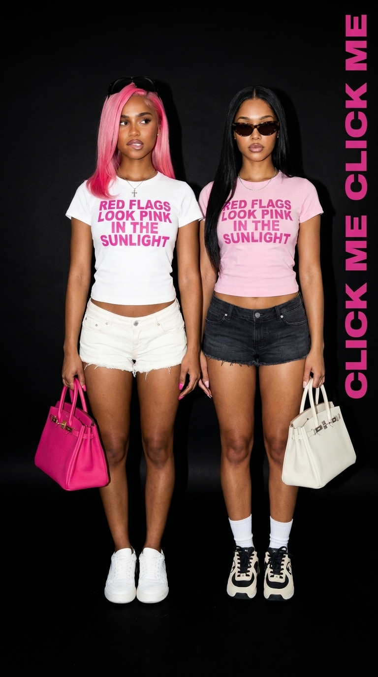 GRIFFE S02 CLICK ME hero V5 — mobile 9:16 — both Birkins, Bottega Orbit + Chanel CC Sport, tad-darker left model